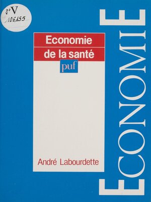 cover image of Économie de la santé